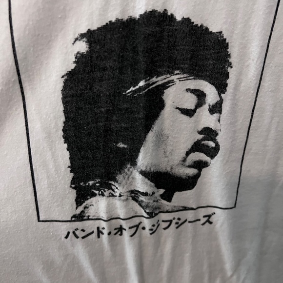 Vintage 1970s Jimi Hendrix Raglan 3/4 Sleeve Baseball Tee Small - Picture 6 of 13